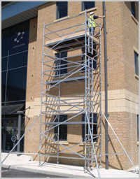 Mobile Aluminium Scaffold Ladder