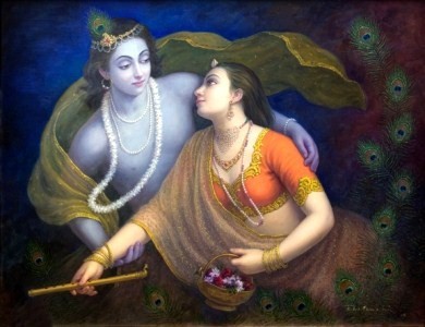Radha Krishna Painting