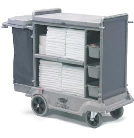 Guest Room Service Trolley With 1 Soiled Bags