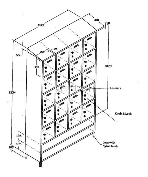 SS Locker Cabinet