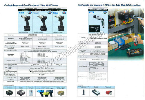 Panasonic Shut Off Power Tool ( Product Range )