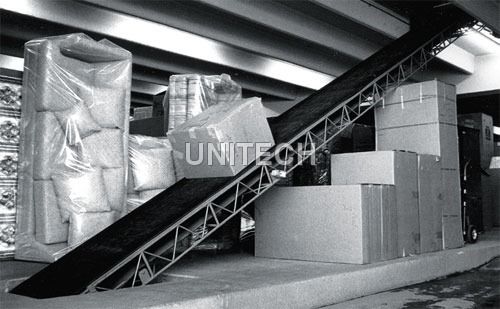 Inclined Material Handling Conveyor