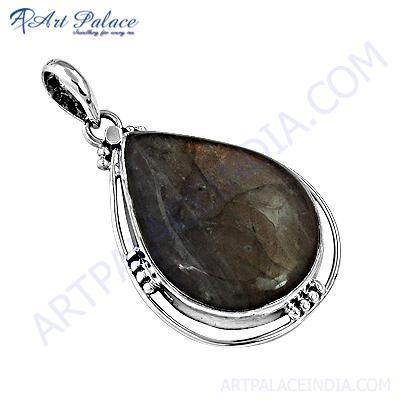 Hot Sale Jewelry,925 Sterling Silver Labradorite Gemstone Pendant