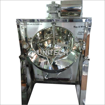Silver Starch Paste Kettle With Stirrer