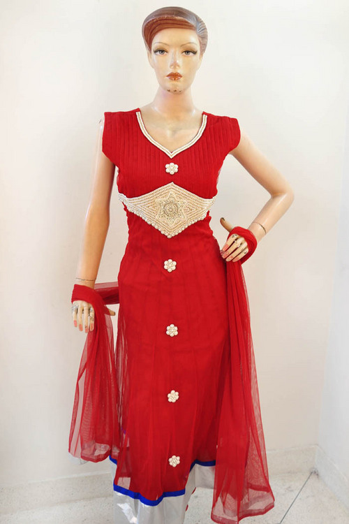 Net Designer Anarkali Suit