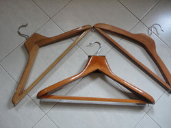 Yellow Wooden Designer Hangers 