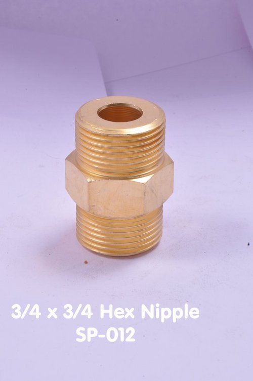 Brass Hex Nipple