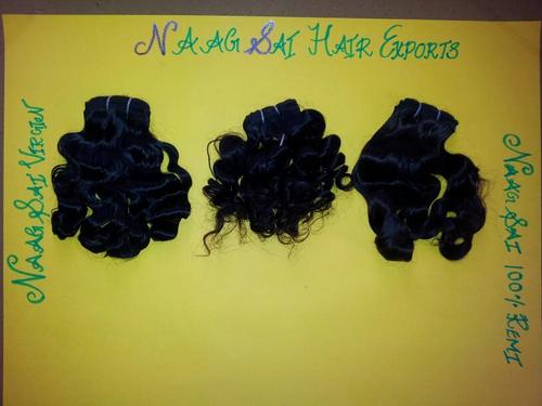 Blonde Wavy Human hair