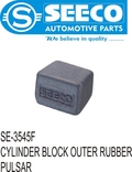 Seeco Black Cylinder Block Outer Rubber, For Automotive