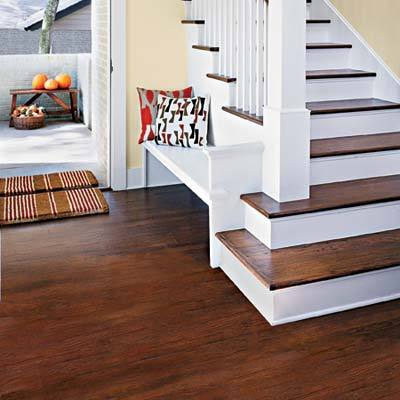 Hard wooden flooring