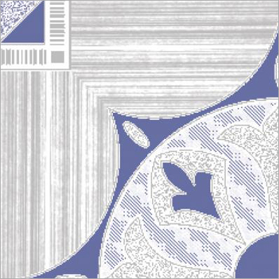 White Matt Print Tiles