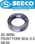 Front Fork Seal - Steel, 100-200g | Wave Seal Lip Design, Retains Lubricants, Excludes Contaminants, Ideal For Automotive Use