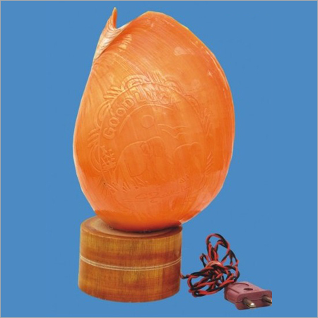 Red Pathiram Shell Lamp