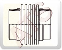 Axial Bellow With Pipe