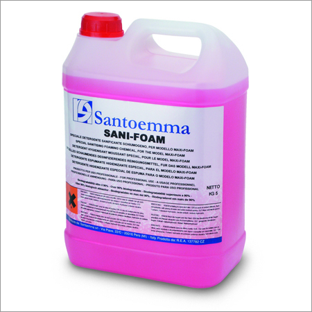 CLEANING CHEMICAL - HDPE Plastic Jug, 5 Liters, Pink - Concentrated, Deep Cleaning, Versatile Use, Germ Removal, Surface Shine, Alkaline, 24 Months Shelf Life