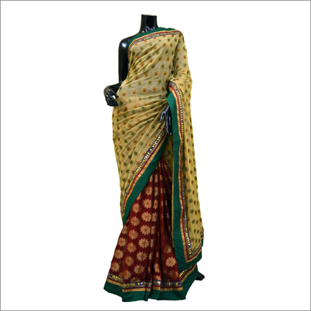 Printed Georgette Saree