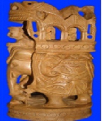 Wooden Ambhari Elephant