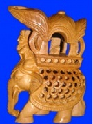 Carved Wooden Elephant