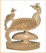Wooden Peacock Handicrafts