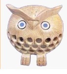 Undercut Owl Sculpture