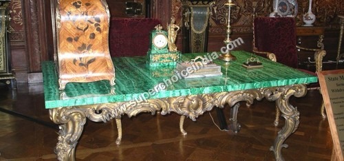 Green Malachite Table Top