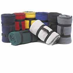 Promotional Blankets - Knitted, 1-1.5 kg Weight | Black, Red, Yellow Color Options, Custom Branding Available