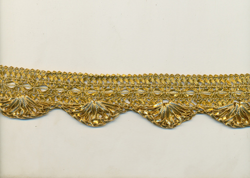 Golden Zari lace