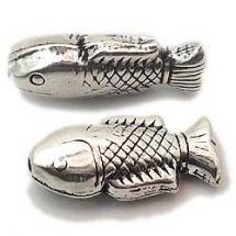 Animal - Metal Alloy 25mm x 10mm Silver, Polished Finish | Unique Design, Durable, Versatile Use, Fine Detailing, Easy Attachment