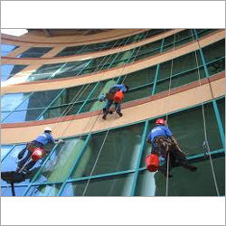 Outer Glass Facade Cleaning - Eco-Friendly Materials, Rope Access | Expert Cleaners, High Reach, Timely Service