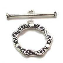 Silver Large Toggle