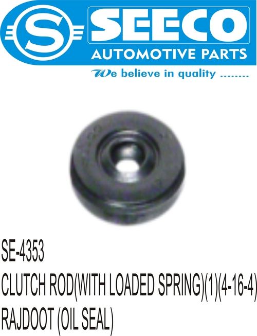 Polished Clutch Rod (With Loaded Spring)