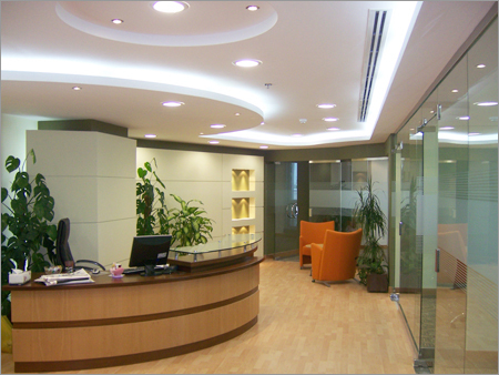 Reception Area Interior Designing