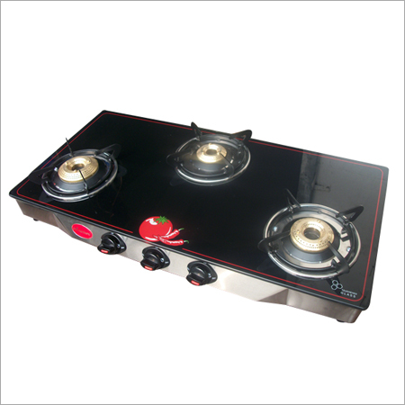 SS Three Burner Gas Stove