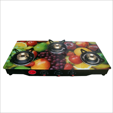 Three Burner Toughened Gas Stove