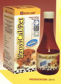 012013 PROVICAL.PET - Glass Bottle 200ml | Calcium Supplement, Bone Health, Lactation Support, Growth Aid, Fracture Healing