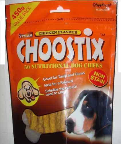 022013 Choostix Chicken Flavour Dog Food