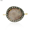 Geode Gemstone Connector Finding 