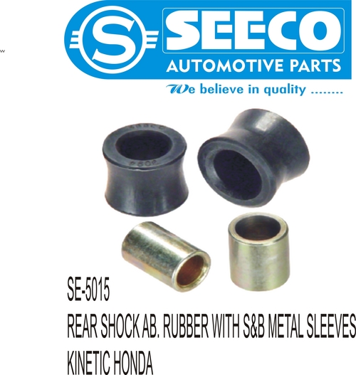 REAR SHOCK ABSORBER RUBBER (WITH SLEEV)