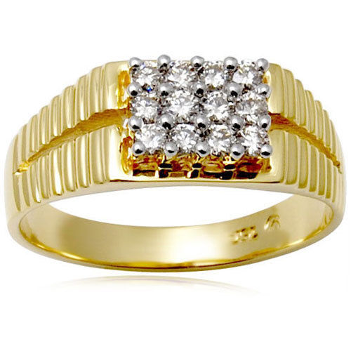 14K Gold Diamond Wedding Ring  Diamond Clarity: Fl