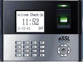 Finger print identifying attendance system