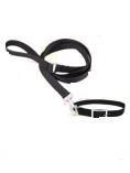 012013 COLLAR LEASH NYLON SET BLACK 012013 COLLAR LEASH NYLON SET BLACK