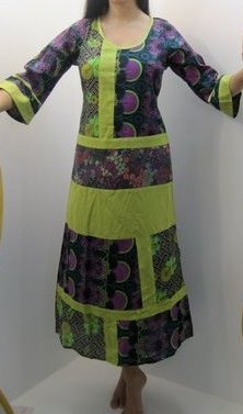 Designer Cotton Long Dresee