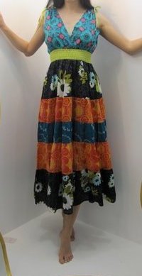 Designer Cotton Long Dresee