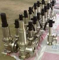 Spring loaded valves