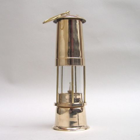 NAUTICAL BRASS MINER OIL LAMP 12 By Nautical Mart Inc.