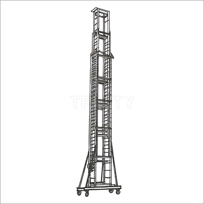 Aluminum Telescopic Tower Ladder