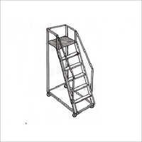 Aluminium Trolley Step Ladder