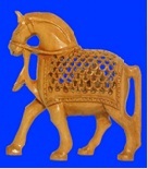 Wooden Horse Statue