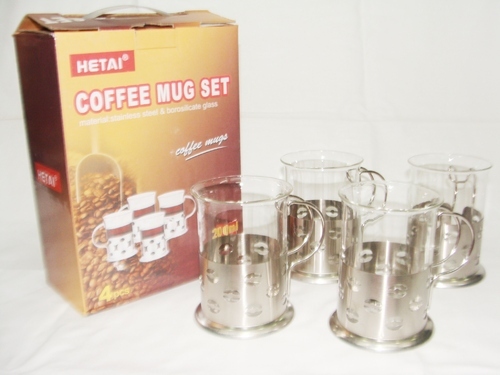 Glass Cup Spec: Available in 1 / 2 / 4 / 6 pcs cup set