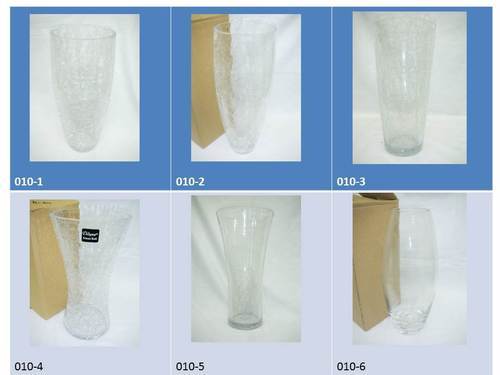 Glass Flower Vase - Durable Clear Glass, Varied Sizes and Designs | Elegant, Modern Style, Easy Cleaning, Gift Box Packaging